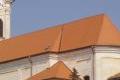 Rekonstrukce střešního pláště kostela v obci