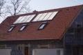 Montáž střešního pláště novostavby rod. domu v obci Nevcehle